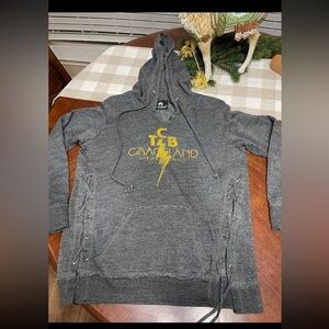 Elvis TCB Graceland lace up  grommets hoodie sweatshirt